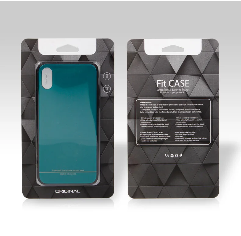 Оригинальный дизайн логотипа на заказ черный Универсальный чехол для телефона