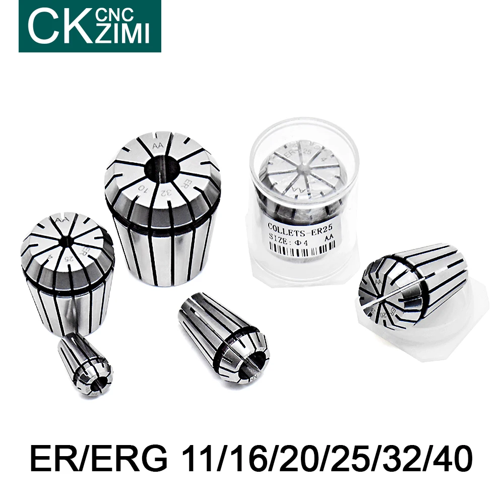 ER16 1-10 мм 1/8 1/4 прецизионный пружинный цанговый патрон для ЧПУ фрезерного