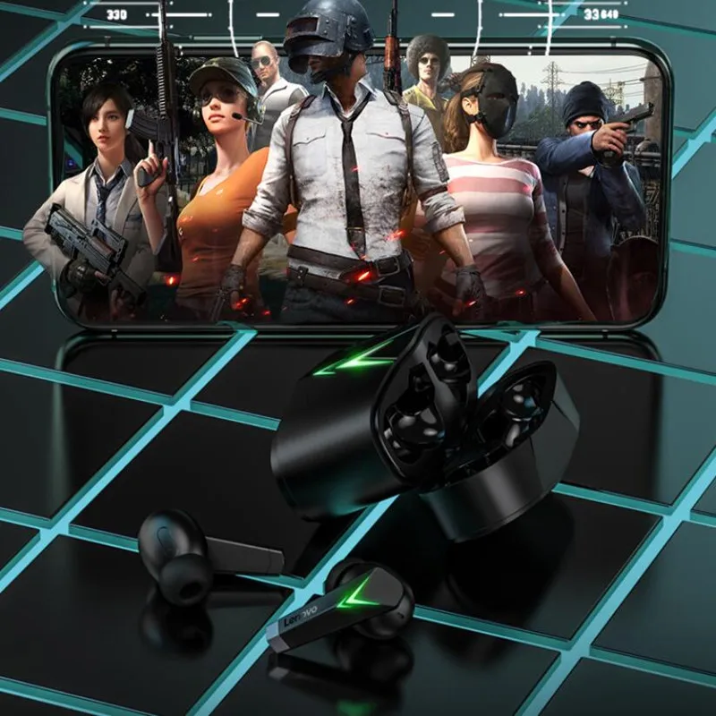 Игровые наушники Lenovo LP6/LP7 TWS беспроводные Bluetooth HIFI вкладыши с низкой задержкой и