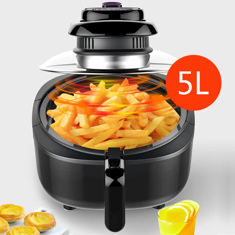 Бытовая электрическая фритюрница 220 В плитка умная без дыма 5 л