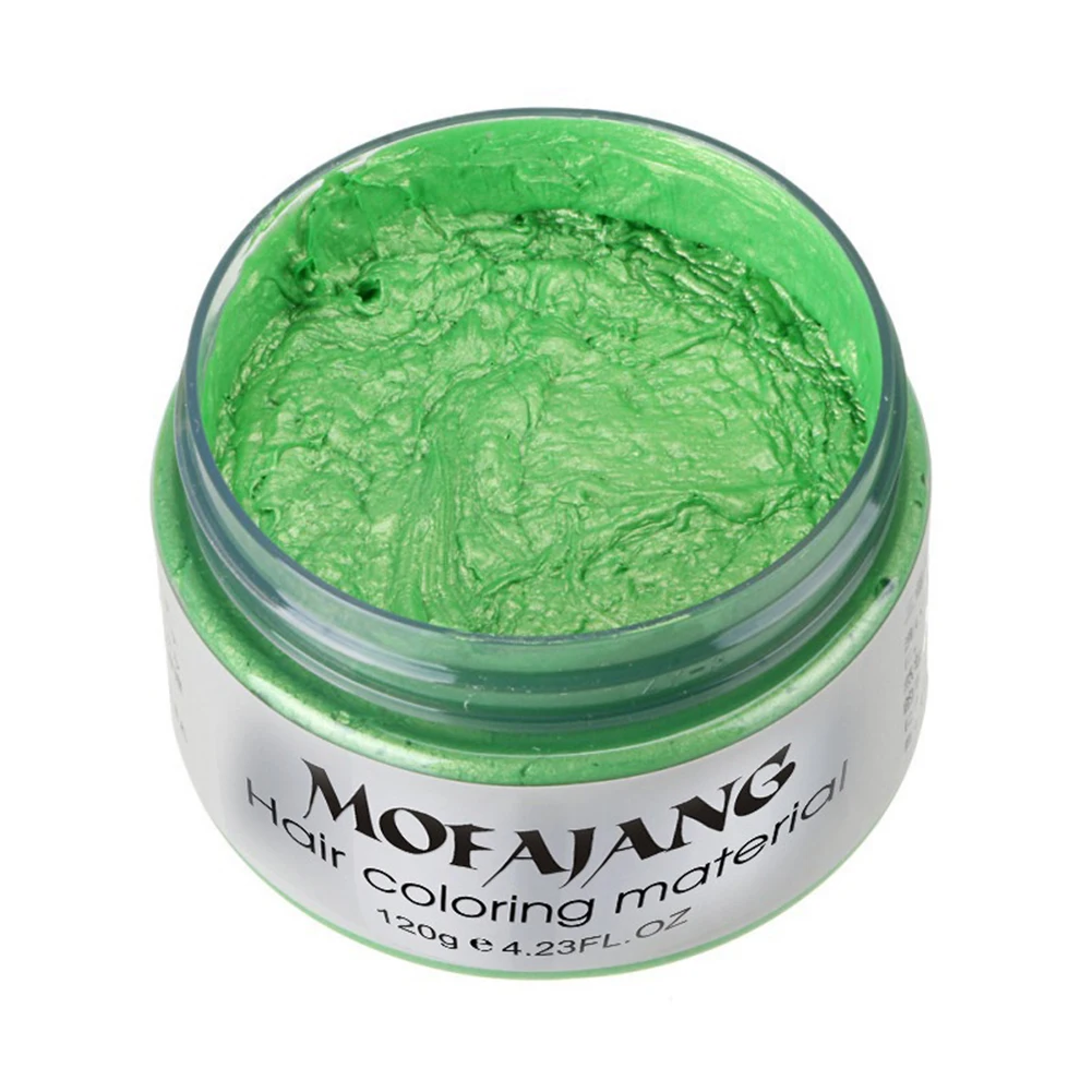 

New 9 Color Disposable Unisex DIY Hair Color Wax Dyeing Cream Temporary Modeling Mud