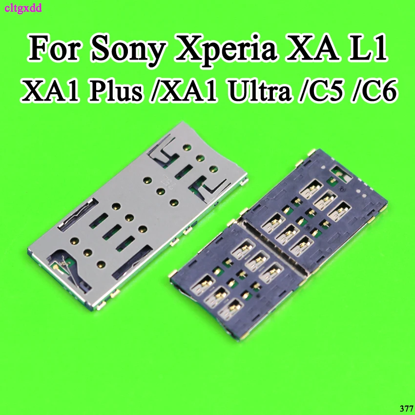 Слот для sim карты cltgxdd Daul sony Xperia XA/XA1 Plus/XA1 Ultra/L1/C5/C6 Ultra Sim & Micro SD карта памяти лоток