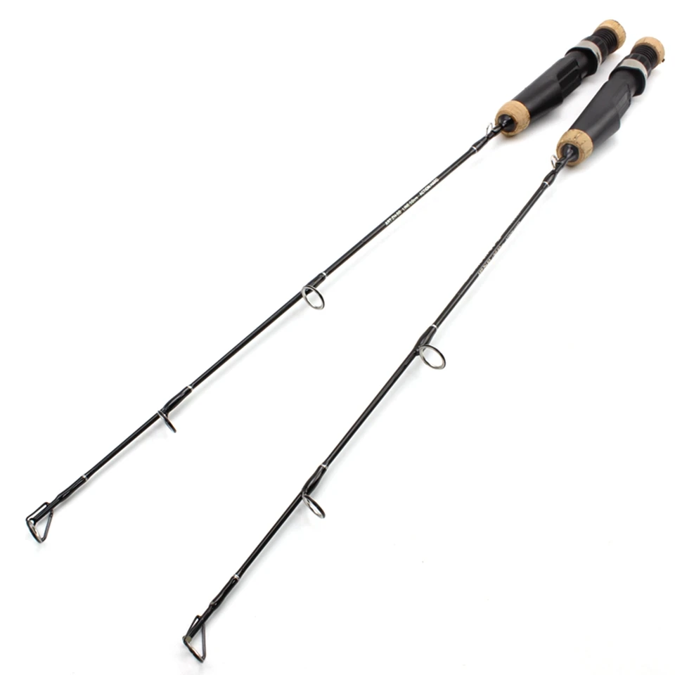 

2PCS 60cm Winter fishing rod Ice Fishing Rods carbon material Travel ferry Fishing Tackle Spinning pole