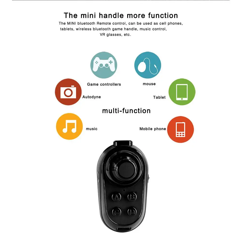 R1 Мини-кольцо Bluetooth 4.0 перезаряжаемый беспроводной VR-пульт дистанционного