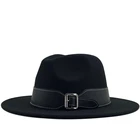 Фетровая шляпа для мужчин и женщин, шерстяная шляпа сомбреро и джаз, винтажная шляпа-котелок для улицы, большие размеры, Осень-зима 2020
