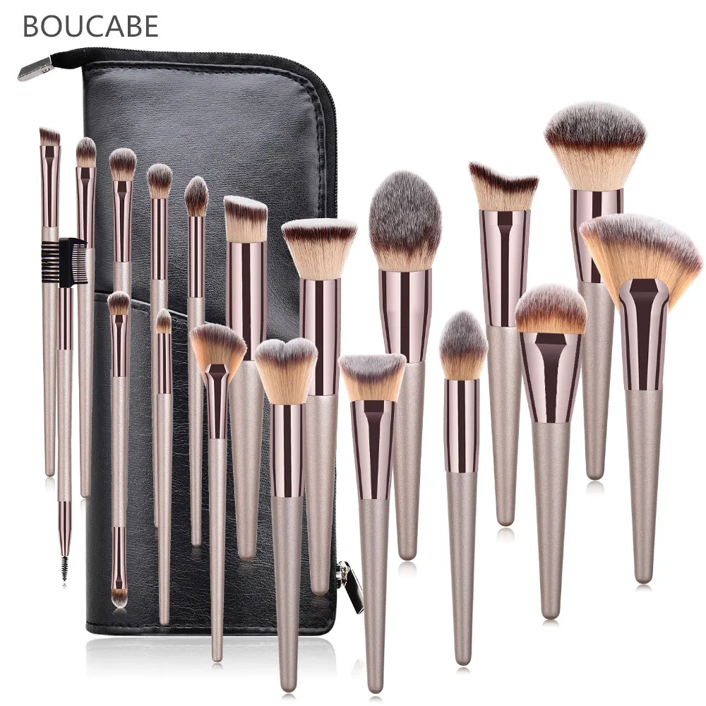 

New Makeup Brush Set Cosmetic Foundation Powder Eye Shadow Foundation Blush Blending Brushes Beauty Tool Maquiagem 6/9/10/19pcs