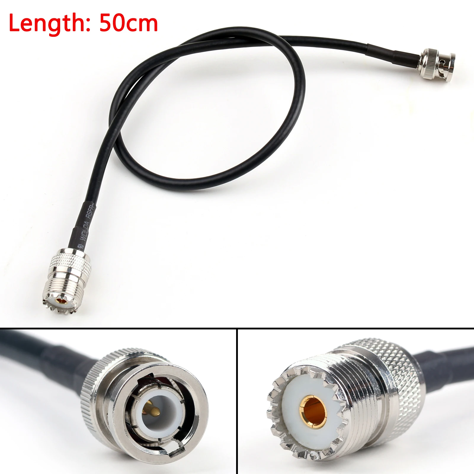 Artudatech 20 см 50 RG58 кабель BNC штекер для SO239 UHF Женский Джек Прямой свиной хвост 8in 20in |
