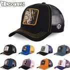 Бейсболка для мужчин и женщин, хлопок, Кепка из сетчатой ткани с принтом Драконий жемчуг Z, в стиле хип-хоп, для отца, все виды