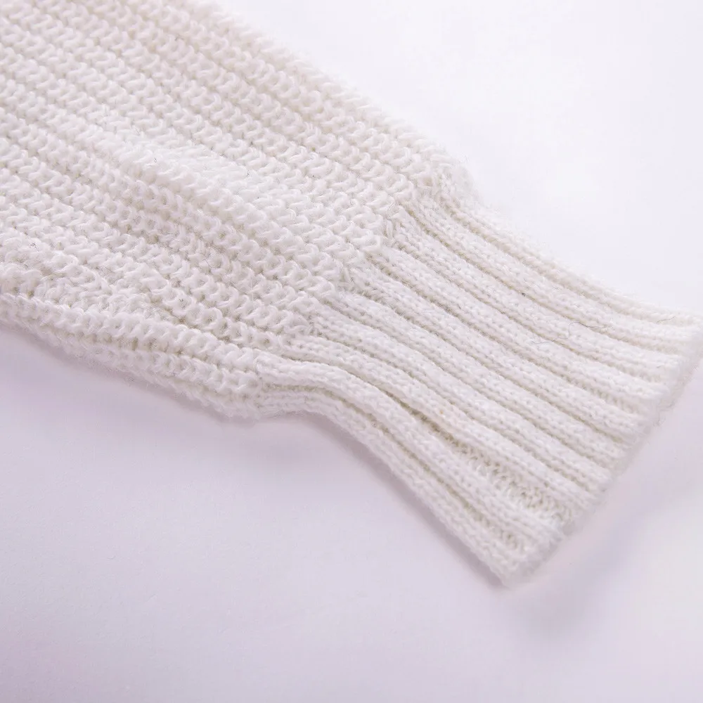 Стильная Женская водолазка V-type свитера открытой вязки осень зима вязаный