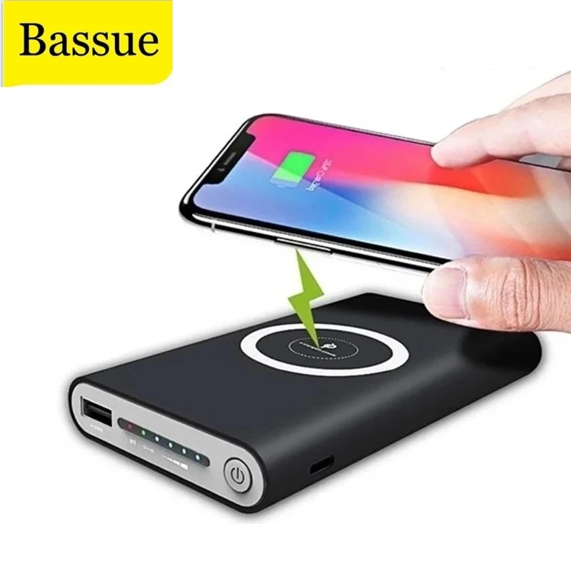 

Wireless Charger Power Bank 30000mAh For smart phone Fast Charger Portable Powerbank Mobile Phone Charger For iphone Samsung