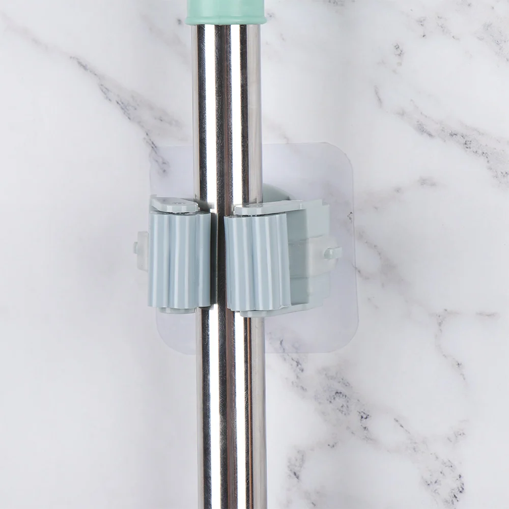 Прочный самоклеящийся настенный держатель для швабры вешалка кухонной щетки