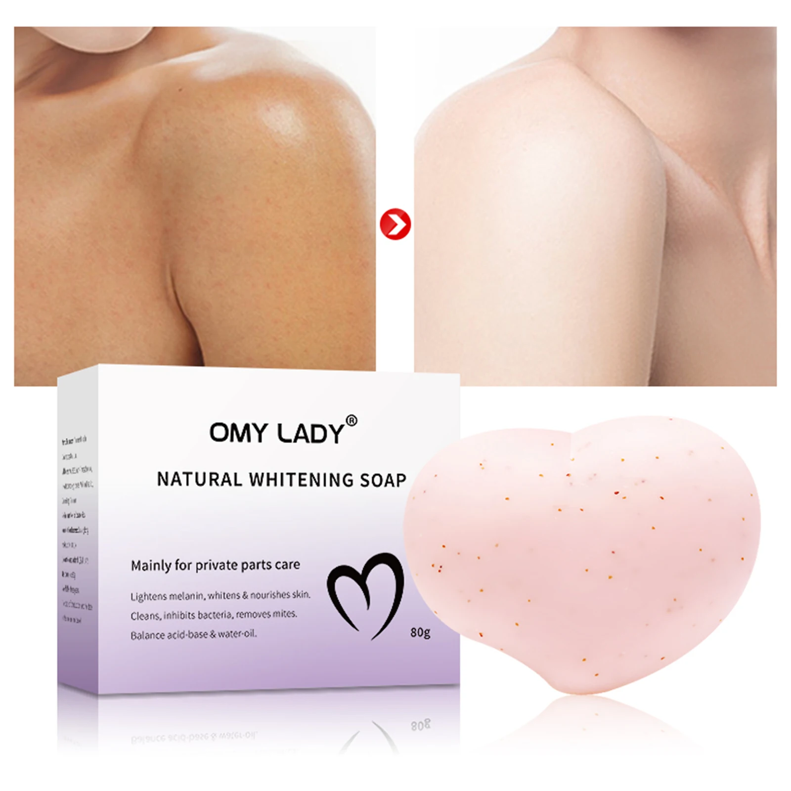 

OMY LADY Персиковое мыло для отбеливания подмышек