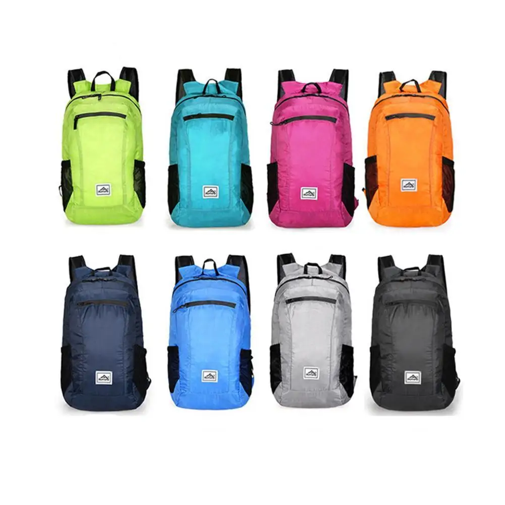 

20L Portable Foldable Backpack Waterproof Riding Bag Mountaineering Foldable Travel Outdoor Bag Ultralight Bag K4Y3