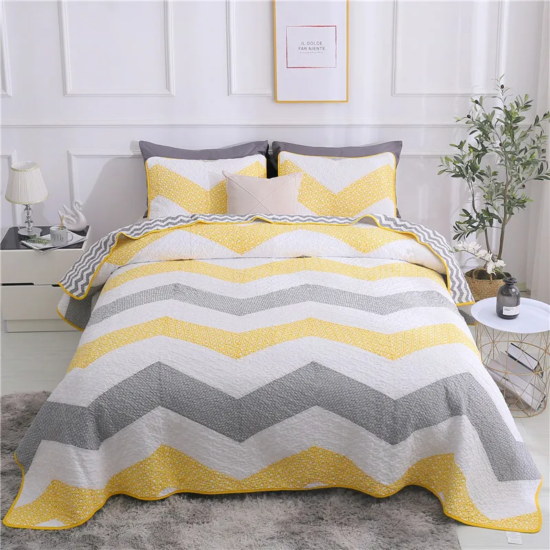 Постельный чехол из чистого хлопка в американском стиле стеганые простыни