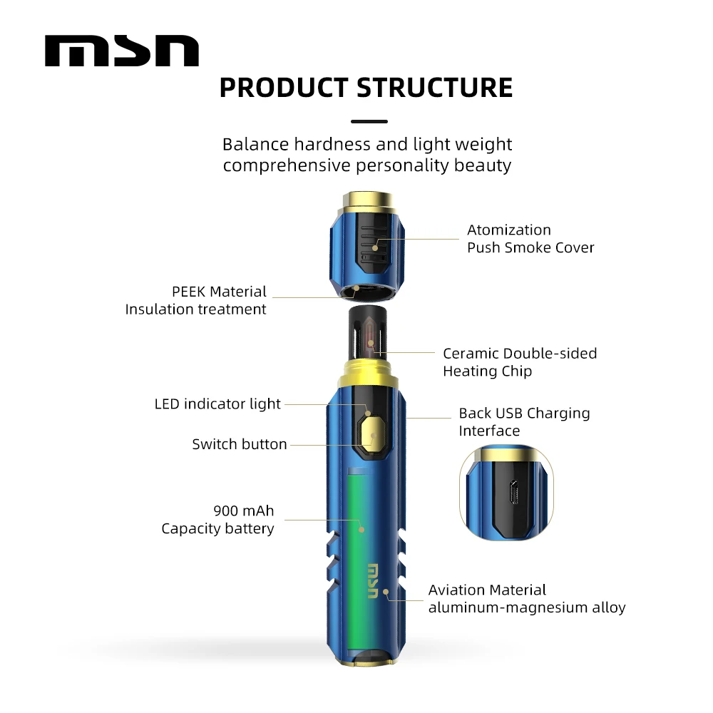 Электронная сигарета набор устройство Vape система нагревания табака курительный