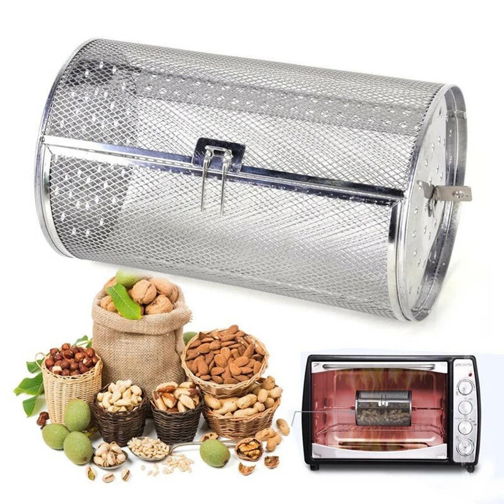 

Rotisserie Oven basket Walnuts Almonds Cooking Stainless Steel Roaster