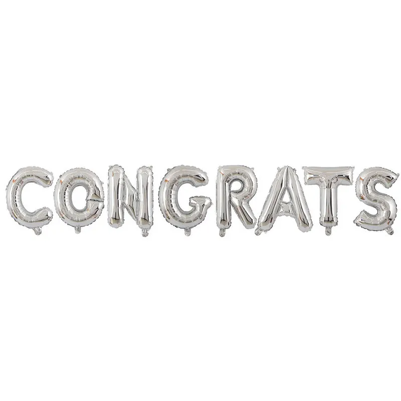 Комплект для поздравления на испанском языке алюминиевая пленка алюминиевый