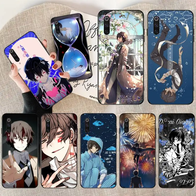 Чехол для телефона Anime Bungou Stray Dogs Dazai Osamu Xiaomi Mi10 10Pro 10 lite Mi9 9SE 8SE Pocophone F1 Mi8 Lite|Бамперы| |
