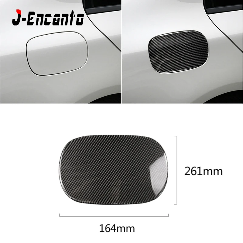 

LHD carbon fiber fuel tank cover trim sticker covers For Mercedes benz W205 C class 2015-2018 year