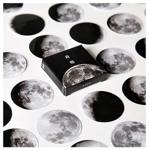 45 шт.корт. Наклейка из серии Phase, простое украшение, офисные школьные детские принадлежности, наклейки (искусственная кожа)