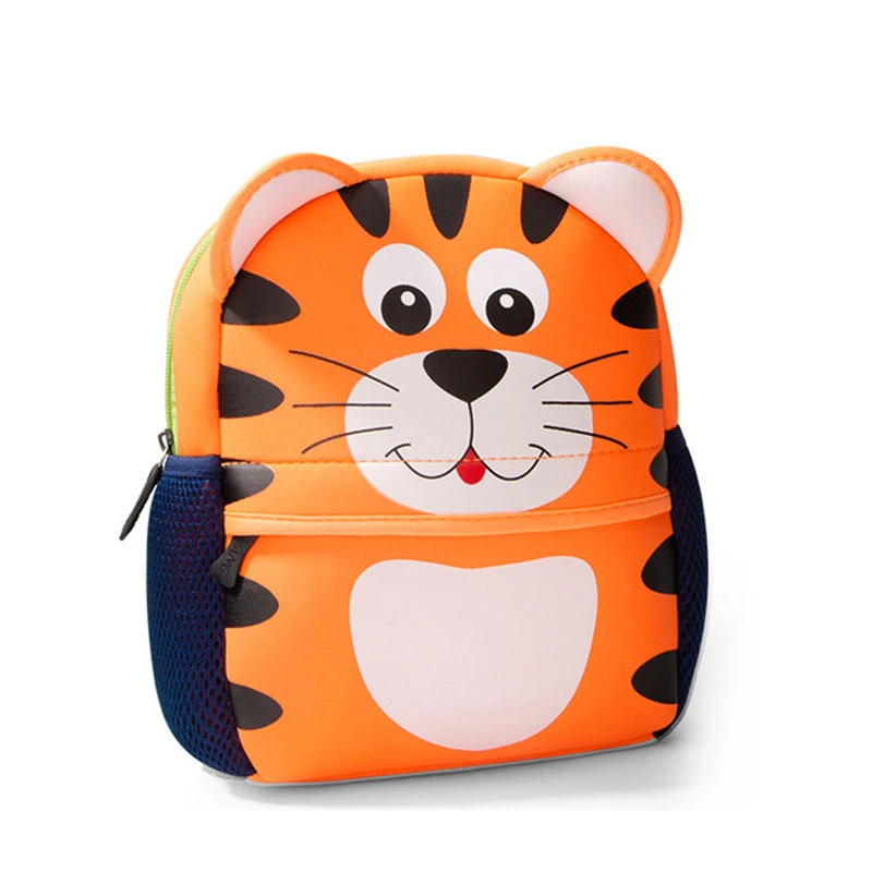 2020 New 3D Animal Kids Backpacks Girls Boys Mini PreSchool Bags Toddler Neoprene School Bags Kindergarten Cartoon Bag Mochilas
