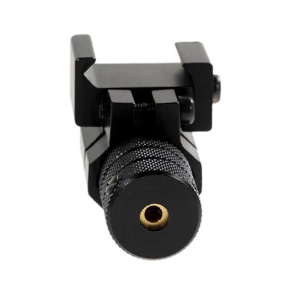 Матовый черный алюминиевый Тактический красный лазерный прицел с рельсовым