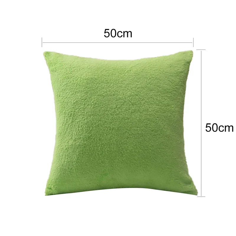 Хлопок бархат наволочка 50*50 см квадратные декоративные подушки одноцветные 15