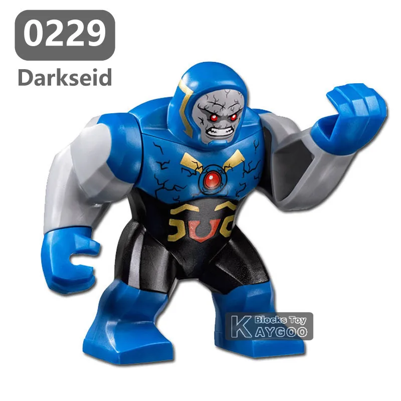 Darkseid Одна распродажа, Большие Супер герои, анти Веном, танос, калл, обсидиан, Халк, Бастер, Человек-паук, Бэтмен, Бэйн, фигурка, модель, строительные блоки, игрушки - Цвет: Darkseid