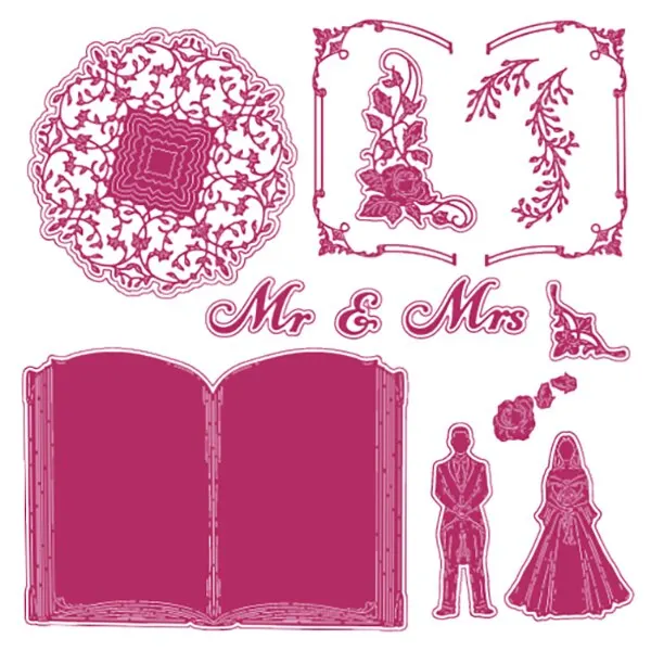 

Сказочная коллекция на день, цветок, книга, металлические Вырубные штампы 2021, Новое поступление, форма для украшения, скрапбукинг, бумага, ру...