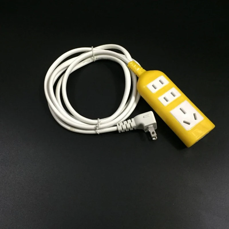 Штепсельная Вилка стандарта США 3 м/5 м/10 м гнездо для шнура удлинителя 4 розетки