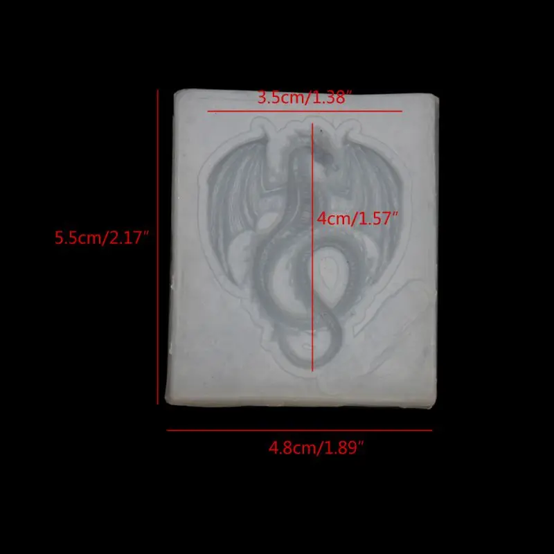 DIY 3D животное летающий дракон силиконовая форма для помадки Конфета из смолы