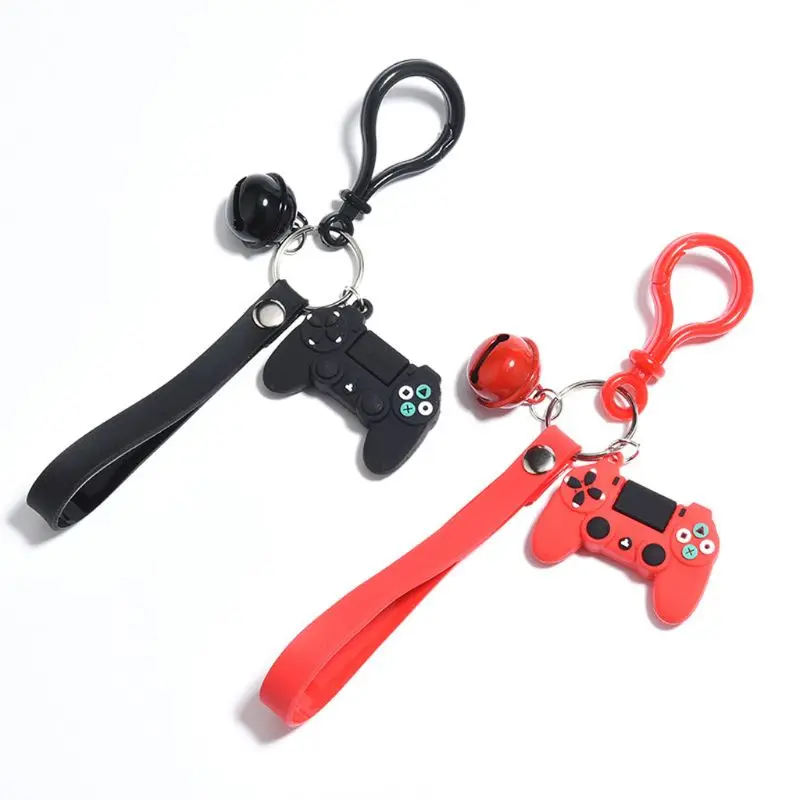 

Durable PVC Video Game Controller Handle Pendant Keychain Bag Decor Game Player Keyring Game Supplies Fashion Jewelry
