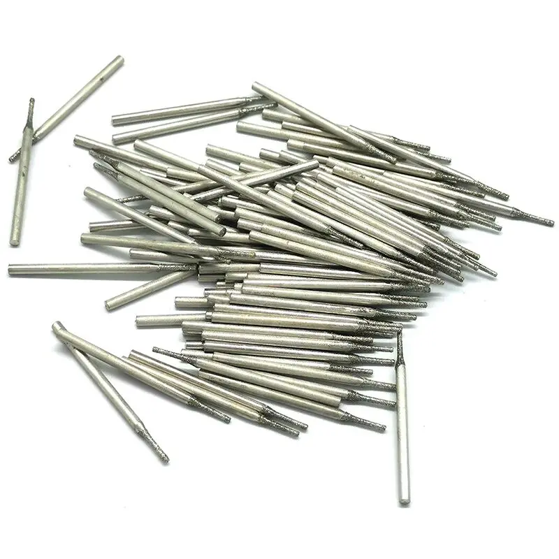 20 шт. алмазное отверстие 1 мм Алмазное покрытие сердечник сверла твердые иглы