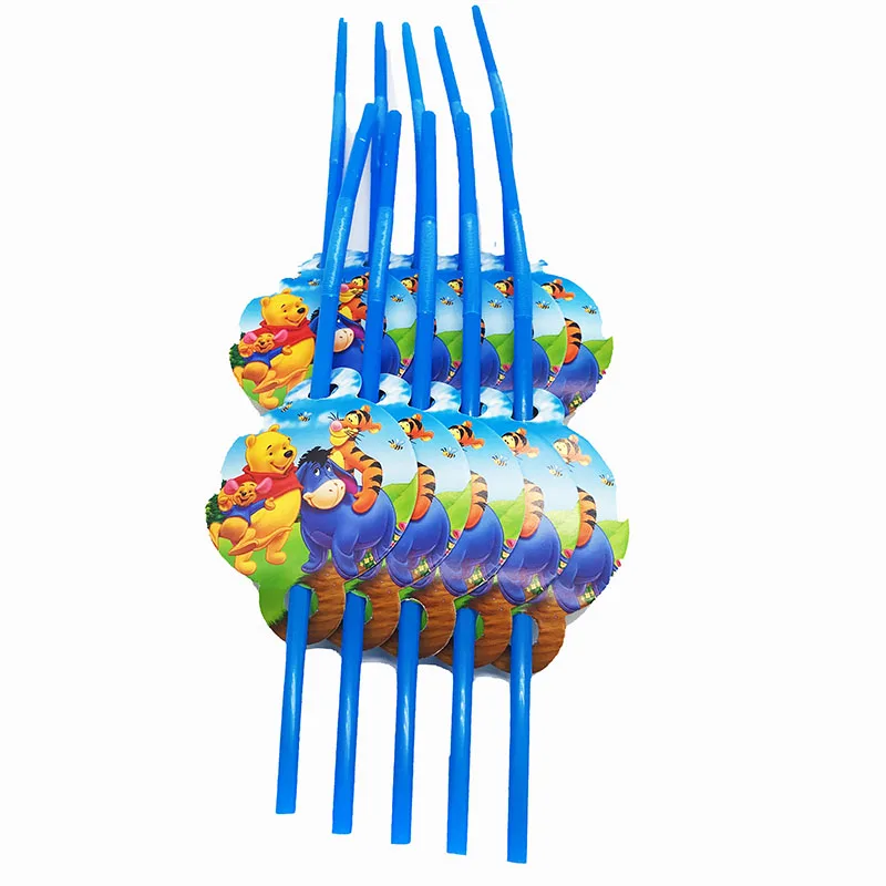 95 шт. Винни Пух столовая посуда наборы тарелки салфетки для стаканчиков