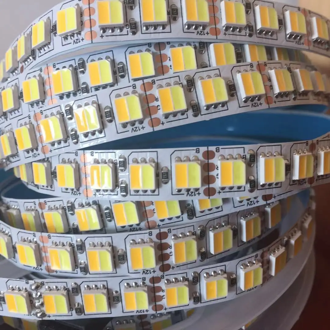 Регулируемая светодиодная лента CCT двойной чип 2 в 1 теплого - Цена: 1283.27