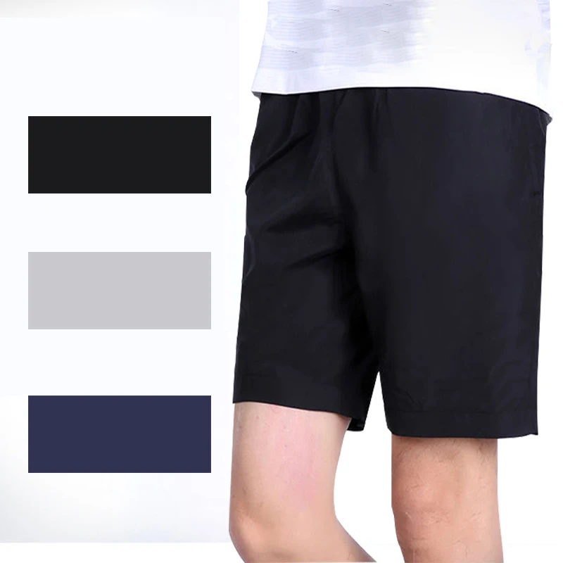 Men's Quick Drying Shorts Summer Oversized Sports Jogging Male Fifth Pants Casual Loose Solid Breathable Slim Homme  Breeches