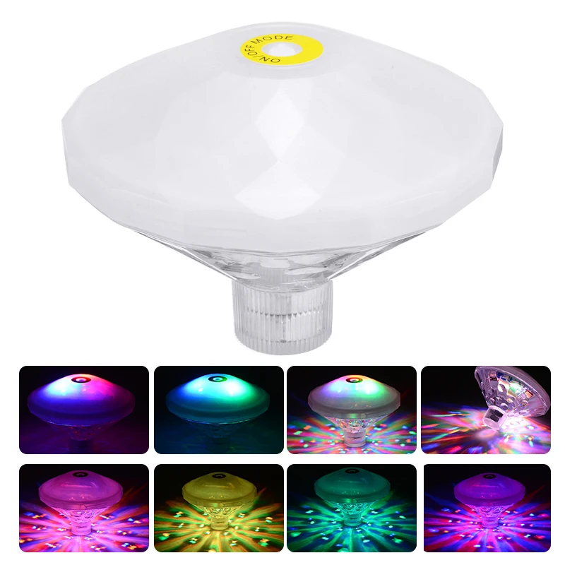 Светодиодный светильник для диско ванны плавающий под водой светящийся спа