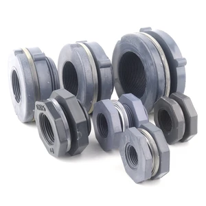 Соединитель для аквариума из ПВХ, соединители с резьбой для аквариума, соединения дренажных труб, 1 шт.