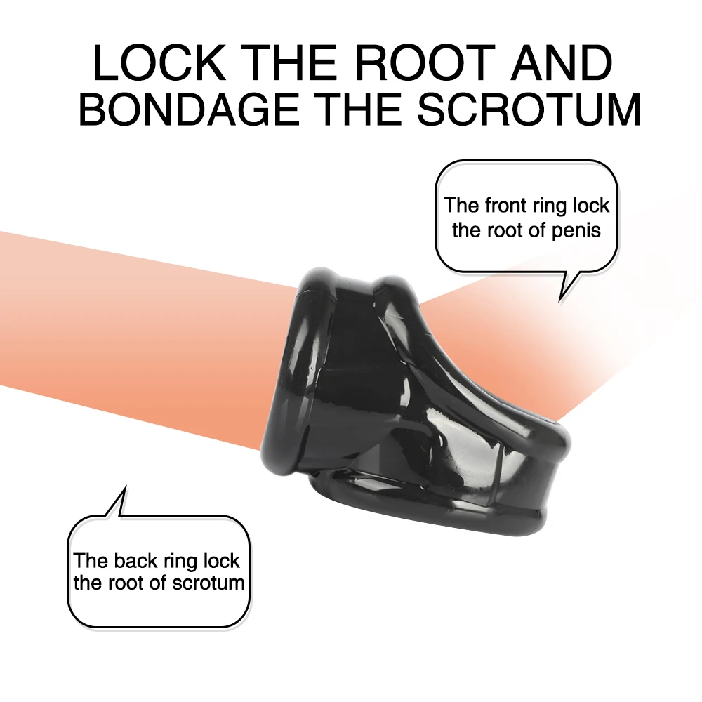 Секс-игрушки для мужчин кольцо на петух с узлом секс-игрушки взрослых