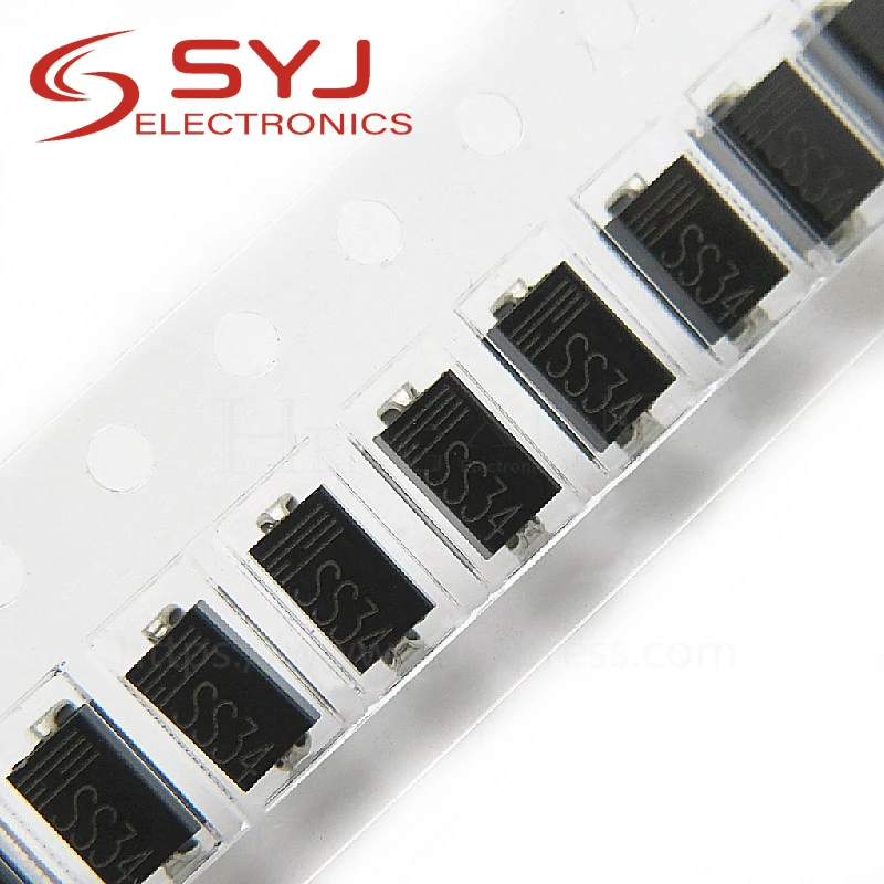100 шт./лот 1N5822 IN5822 SMA SS34 SMD DO 214AC диод Шоттки|Диоды| |