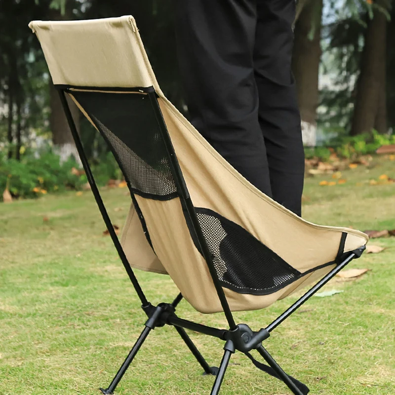 저렴한 뜨거운 야외 휴대용 접이식 의자 알루미늄 합금 초경량 캠핑 의자 비치 의자 스토리지 가방 및 사이드 포켓