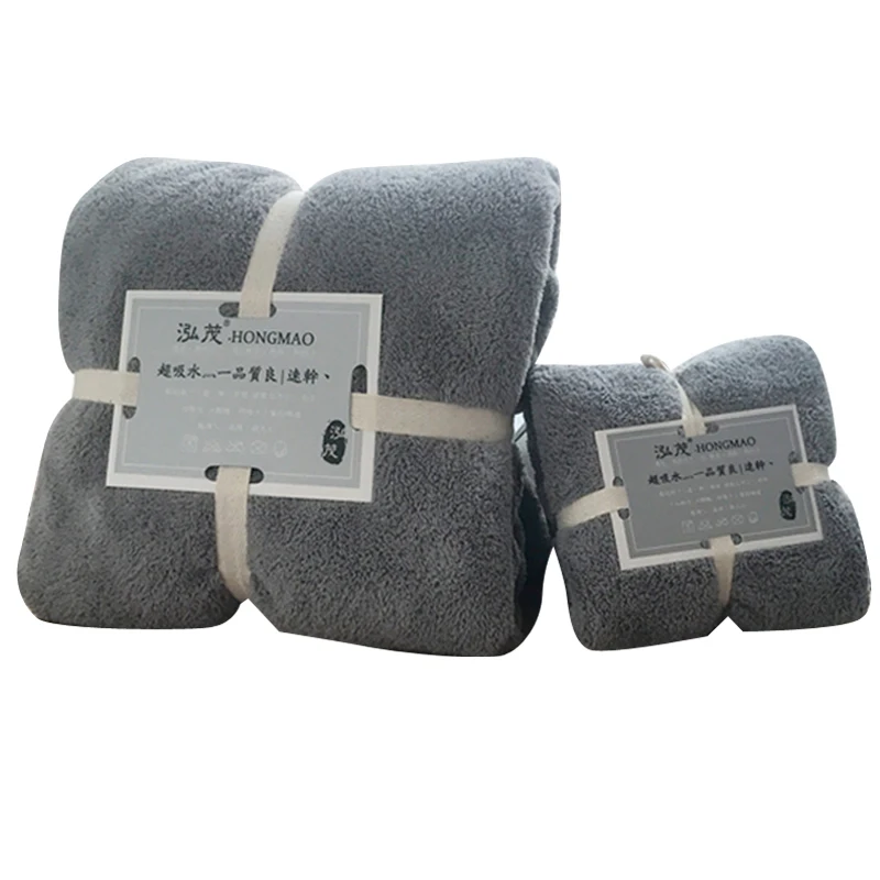 

Cotton Absorbent Towel Soft Wrap Dress Thick Microfiber Face Hand Spa Adults Bath Towel Set Big Handdoeken Home Textile DG50T