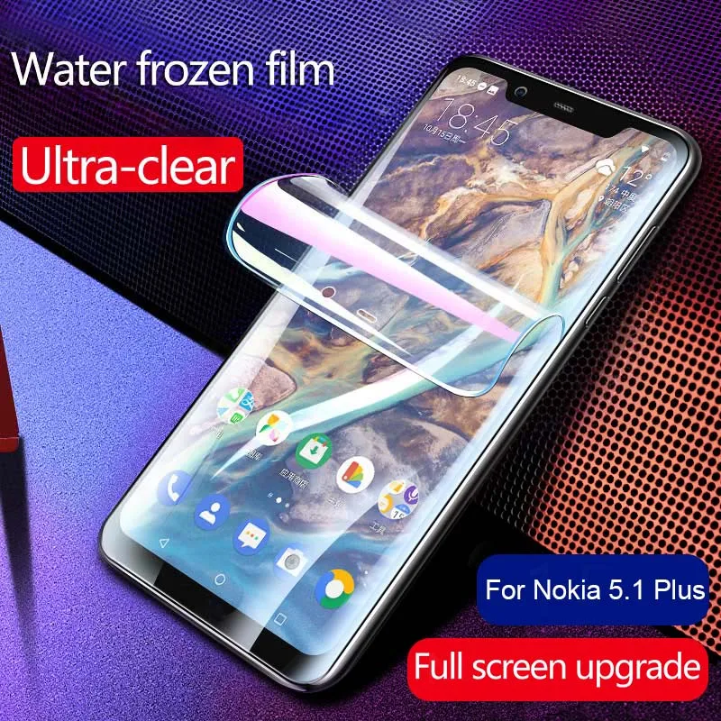 Гидрогелевая пленка для Nokia 5 1 Plus 7 4 2 3 Защита экрана LG V40 ThinQ V30 Защитная Sony Xperia