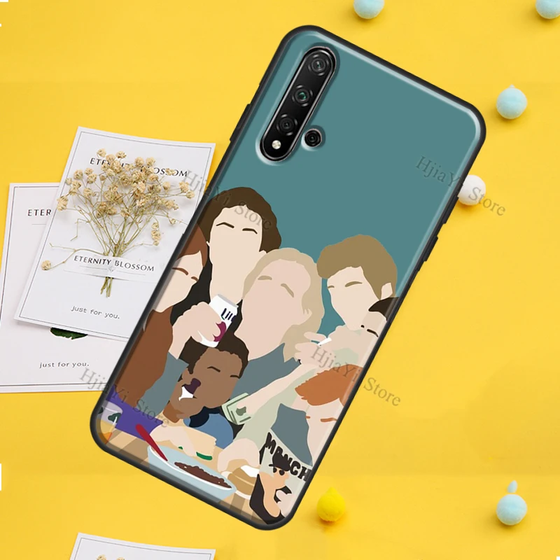 Чехол для Huawei P50 P40 P20 P30 Pro Mate 20 Lite Nova 5T P Smart 2019 Honor 50 10i 8X 9X с изображением сериала "Бесстыдники".