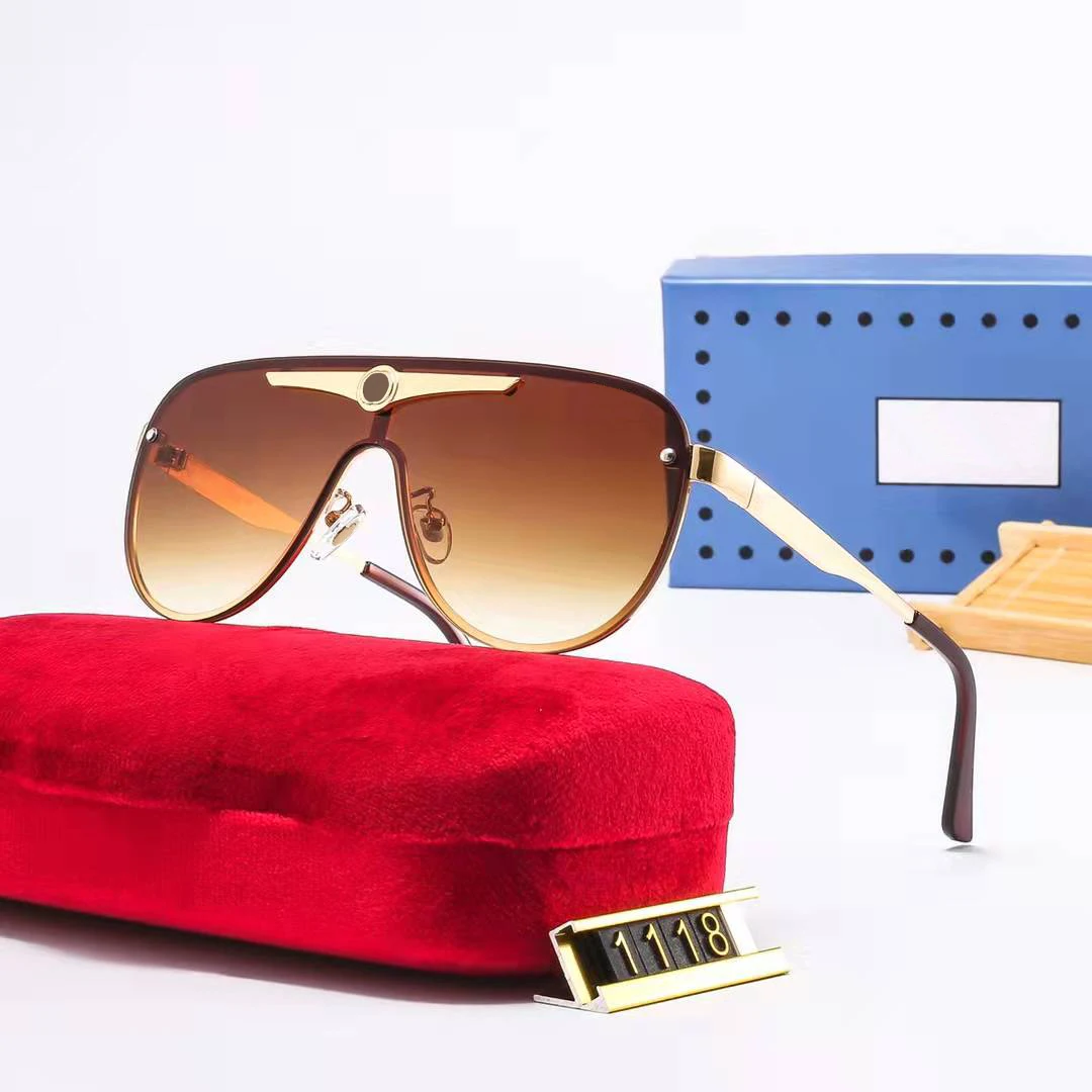 

2022 New Sunglasses Women Men Siamese Trend Designer Brand Luxury Sun Glasses Personality Fashion Oval Couple Goggles UV400