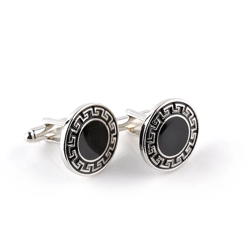 Новинка круглые запонки Европейская и американская мода французские мужские запонки для рубашки Горячие аксессуары