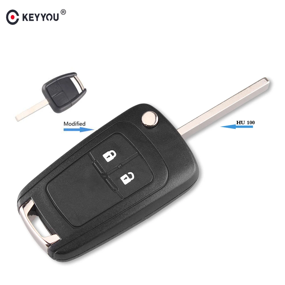 KEYYOU для Chevrolet Epica Lova 2 кнопки флип складной изменение удаленного Управление ключа