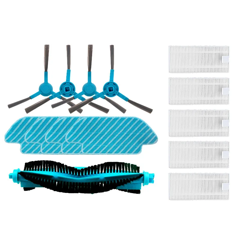 

Replacement Spare Parts Roller Soft Brush HEPA Filter Side Brush Mop Cloth for Conga 4090 Vacuum Cleaner Accessories
