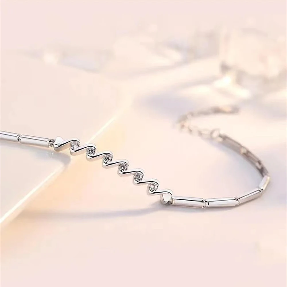 Браслеты из нержавеющей стали для женщин ювелирные изделия сплава модные