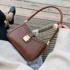 Модная однотонная женская сумка с замком, новая сумка для путешествий, роскошная простая Женская универсальная сумка